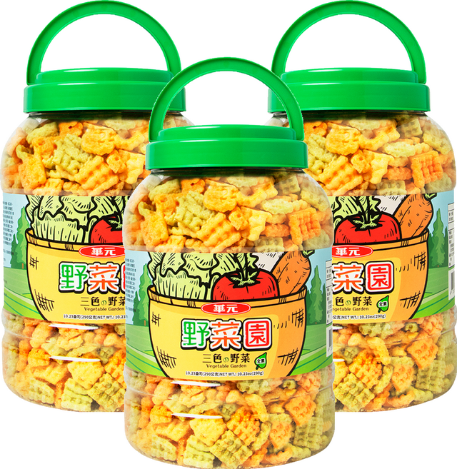 華元 三色野菜園, 290g, 3個