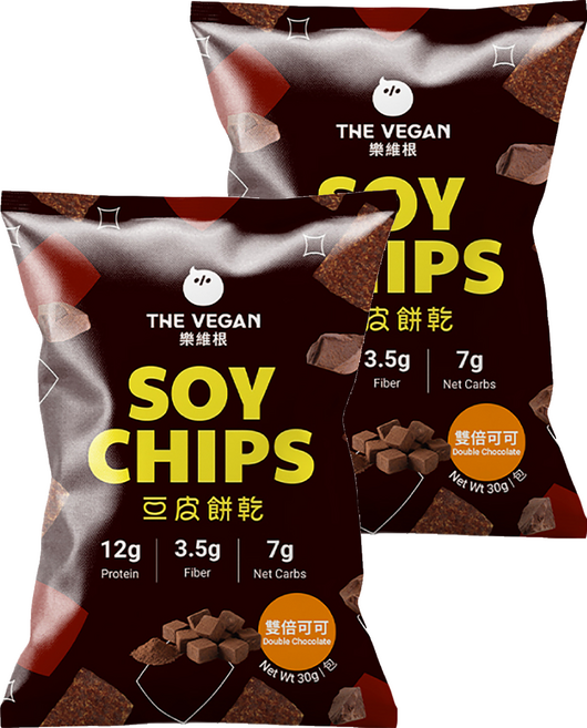THE VEGAN 樂維根 豆皮餅乾 雙倍可可, 30g, 2個