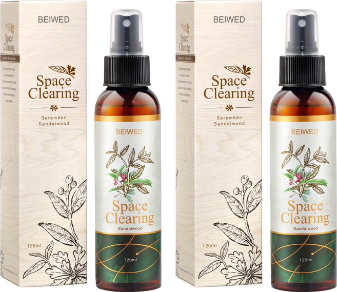 BEIWED 貝薇美學 芙蓉檀香淨化香氛噴霧, 2個, 120ml