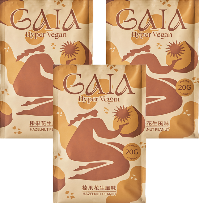 MARS 戰神 GAIA 超級植物蛋白 榛果花生風味, 30g, 3個
