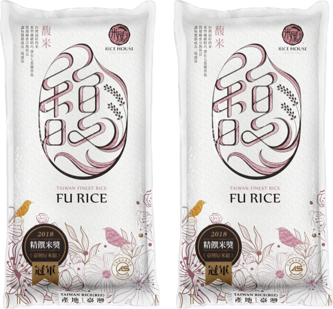 RICE HOUSE 米屋 馥米, 600g, 2個, 一級