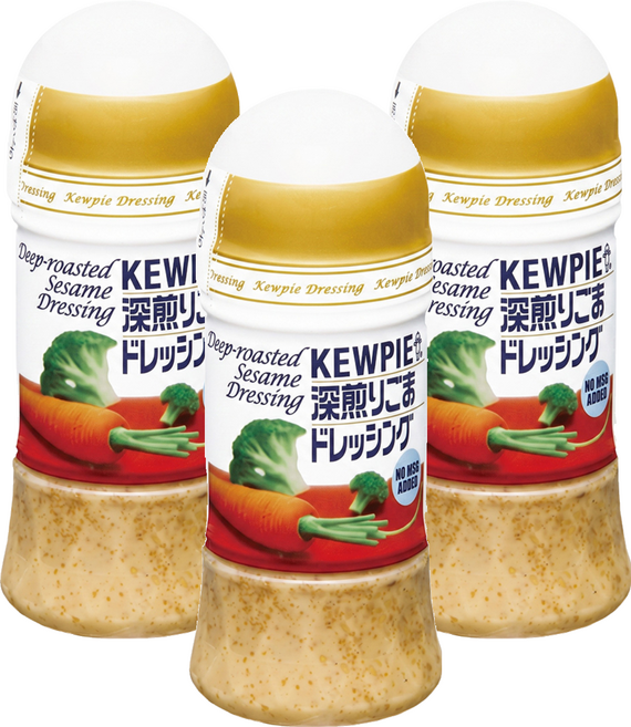 kewpie 深煎胡麻醬, 3個, 150ml