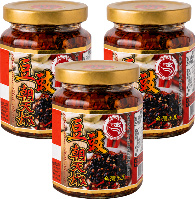 勝記大榮 豆豉朝天椒, 240g, 3個