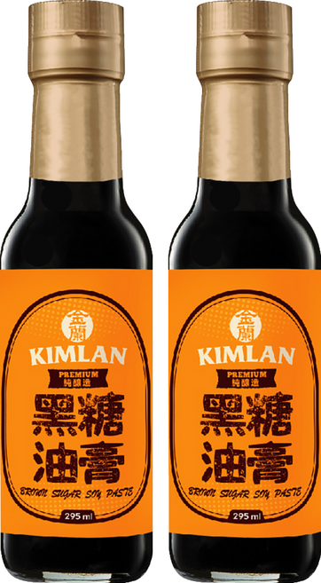 KIMLAN 金蘭 黑糖油膏, 2個, 295ml