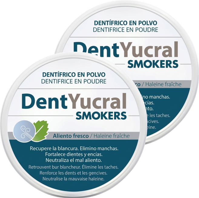 DentYucral 優潔牙護 西班牙原裝進口 高效淨漬口腔修護潔牙粉, 2個, 1個裝
