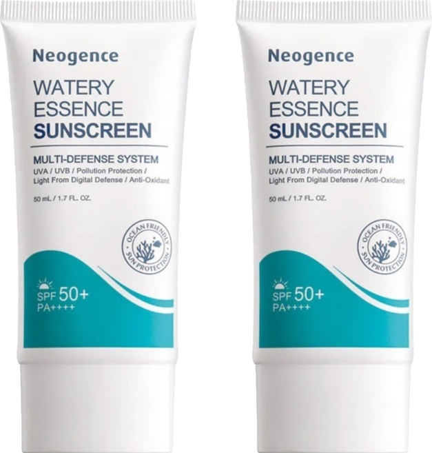 Neogence 霓淨思 水感全效保濕防曬乳 SPF50+/PA++++, 2件, 50ml