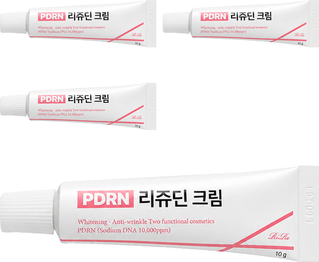 RiRe 台灣公司貨 PDRN REJUDIN 麗珠汀舒緩修護霜, 10g, 4件