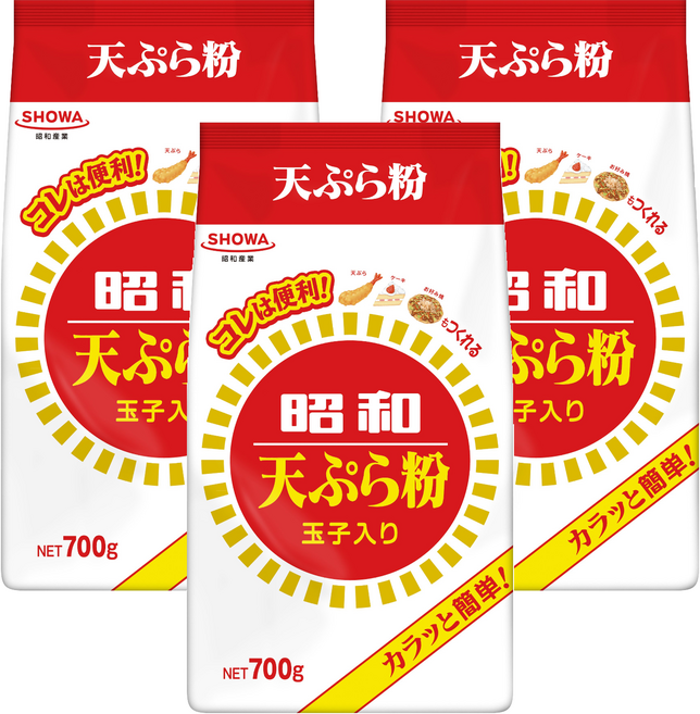 SHOWA 昭和 天婦羅粉, 700g, 3個