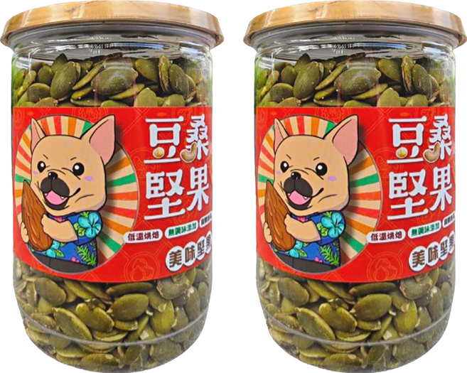 豆桑堅果 原味南瓜子仁, 2個, 320g