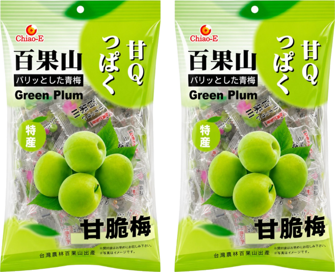 Chiao-E 巧益 百果山 甘脆梅果乾, 2個, 180g