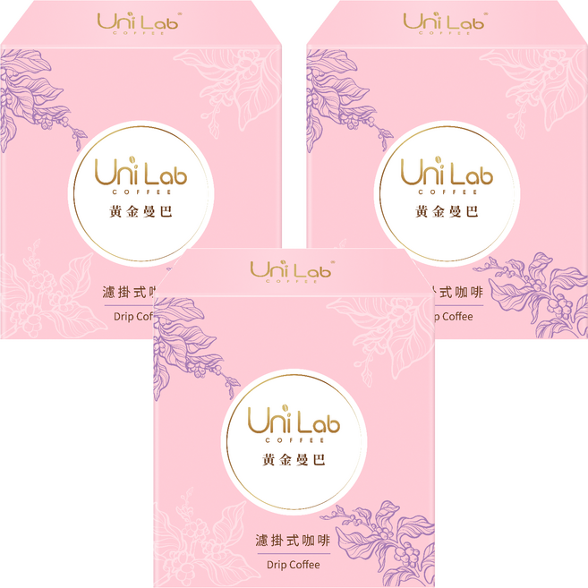 統一 UniLab 黃金曼巴濾掛式咖啡, 10g, 3套, 10個裝