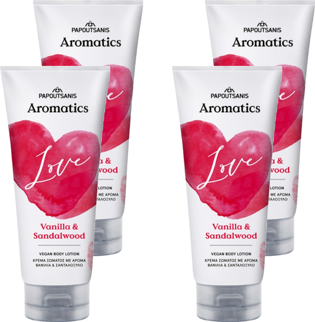 Aromatics 香草維他命E身體乳液, 4個, 200ml