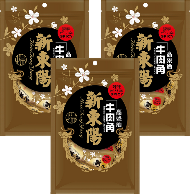 新東陽 高粱酒辣味牛肉角, 120g, 3個