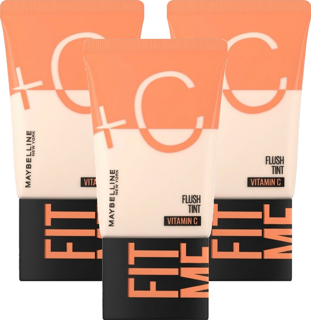 MAYBELLINE 媚比琳 FIT ME水啵啵裸妝乳 30ml, 01, 3個