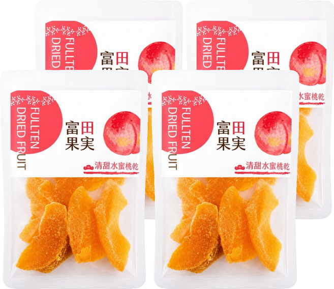 FULL TEN 富田 清甜水蜜桃, 4個, 60g