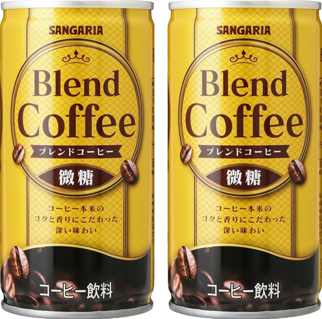 SANGARIA Blend 微糖咖啡, 185ml, 2個