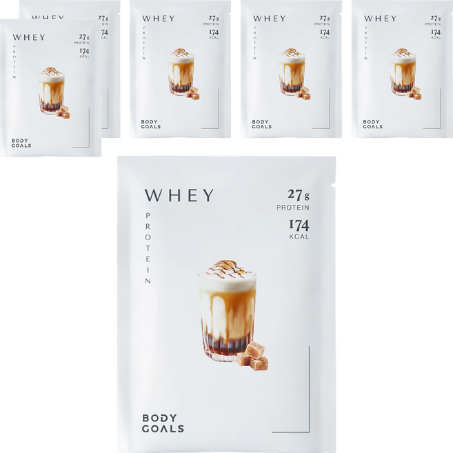 BODY GOALS 多效乳清蛋白飲Pro 隨手包 黑糖奶茶, 6個, 40g