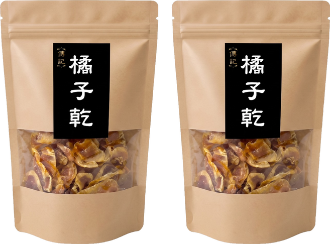 傳記 橘子乾, 90g, 2個