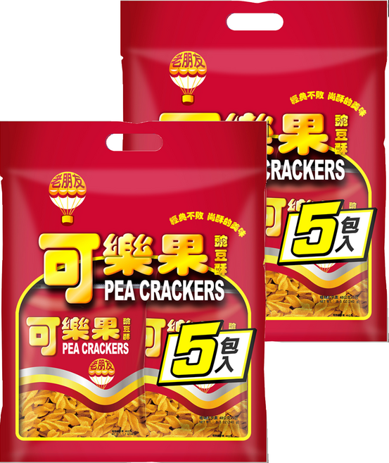 可樂果 古早味 量販 5包, 240g, 2袋