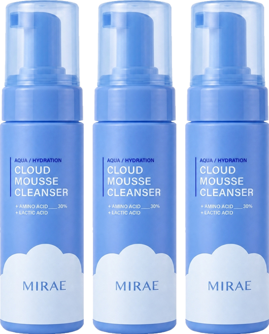 MIRAE 未來美 雲朵泡泡潔顏慕絲, 3個, 150ml