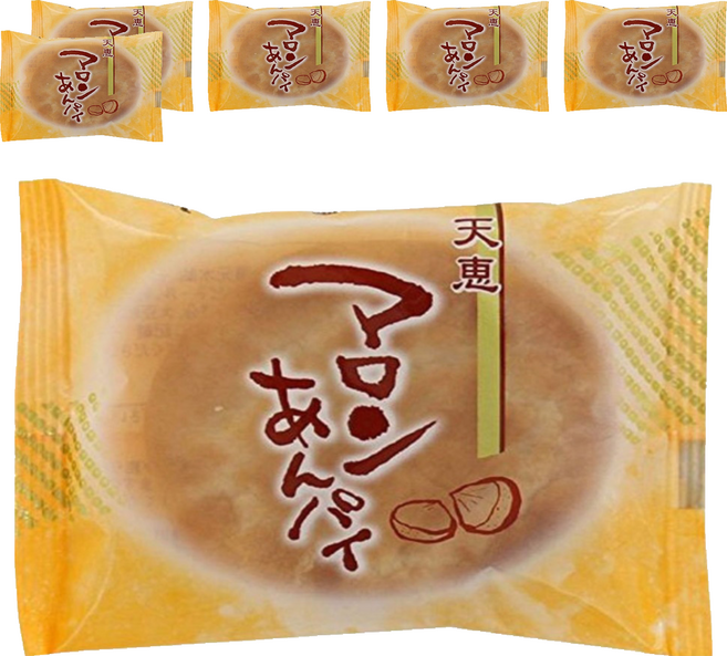 TENKEI 天惠製菓 栗子紅豆派, 30g, 6個