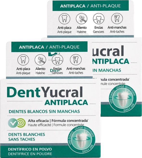 DentYucral 優潔牙護 全效潔牙粉 幫助清除牙菌斑, 50g, 2個