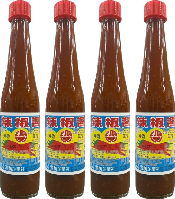 源美 辣椒醬, 4個, 400ml