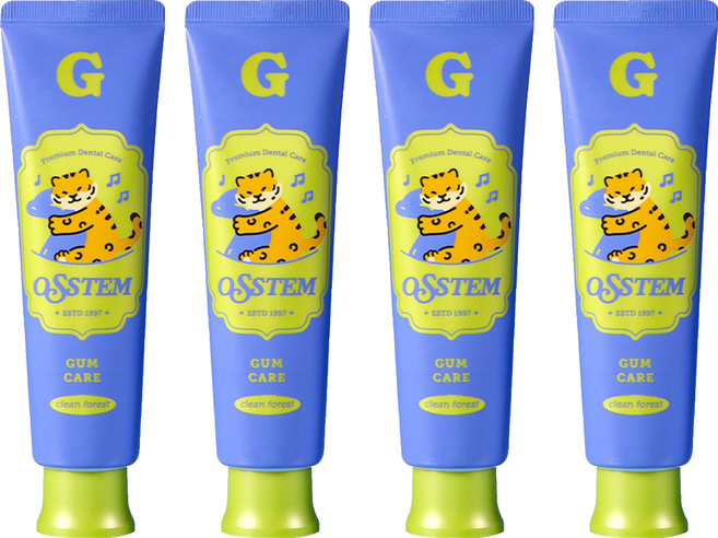 OSSTEM PHARMA 台灣公司貨 New G Gum Care Toothpaste 新G護齦牙膏, 120g, 4個