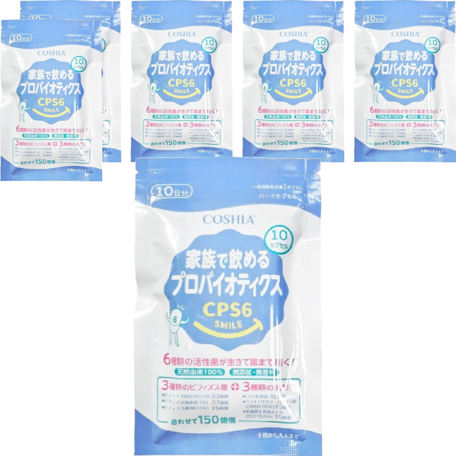 COSHIA 科雅健研 超有感益生菌 CPS6, 6個, 10顆