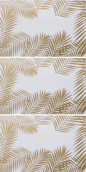 HIKARI 日光生活 編織餐墊 S169, 顏色隨機, 3個, 44 x 29cm