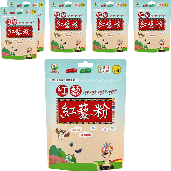 紅藜之家 紅藜粉, 180g, 6個