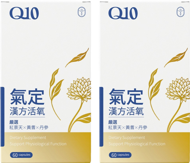 De Chuang 德創生技 氣定Q10漢方活氧膠囊 高單位30mg, 2個, 60顆