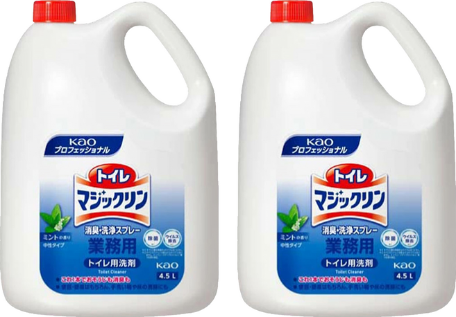 Kao 花王 浴廁馬桶清潔劑 薄荷清香, 2個, 4.5L
