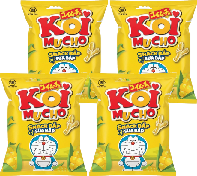 KOIKEYA 湖池屋 玉米牛奶味玉米餅乾, 57g, 4個