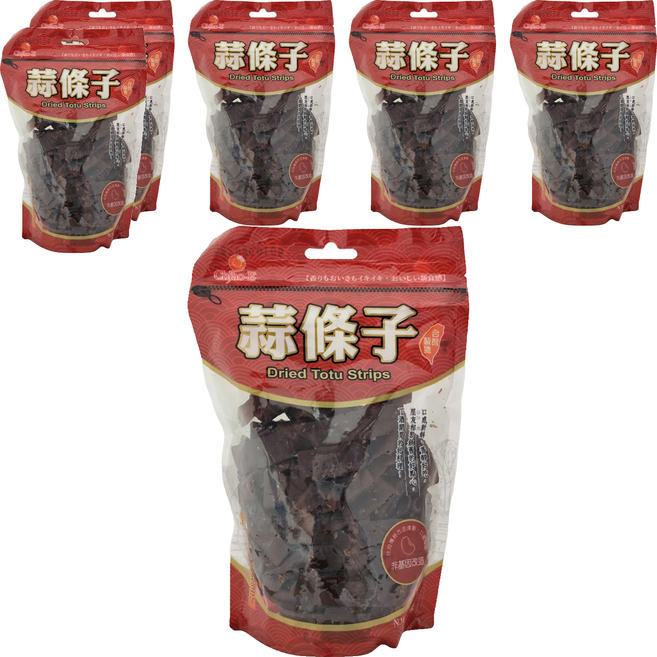 Chiao-E 巧益 豆干 豆乾 蒜條子, 280g, 6包