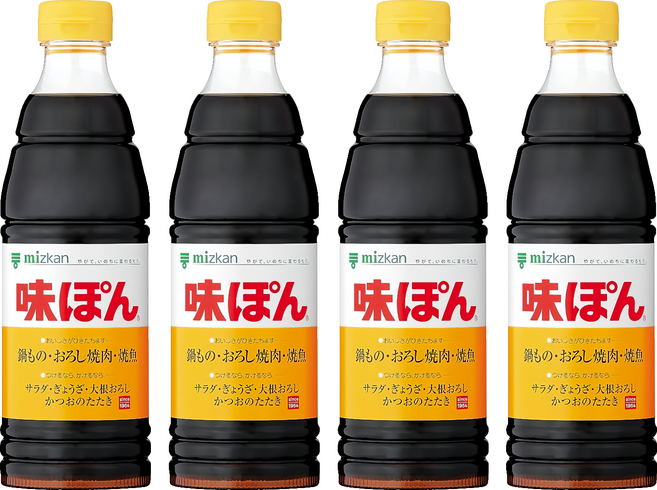 mizkan 味滋康 柑橘醋醬汁, 4個, 360ml