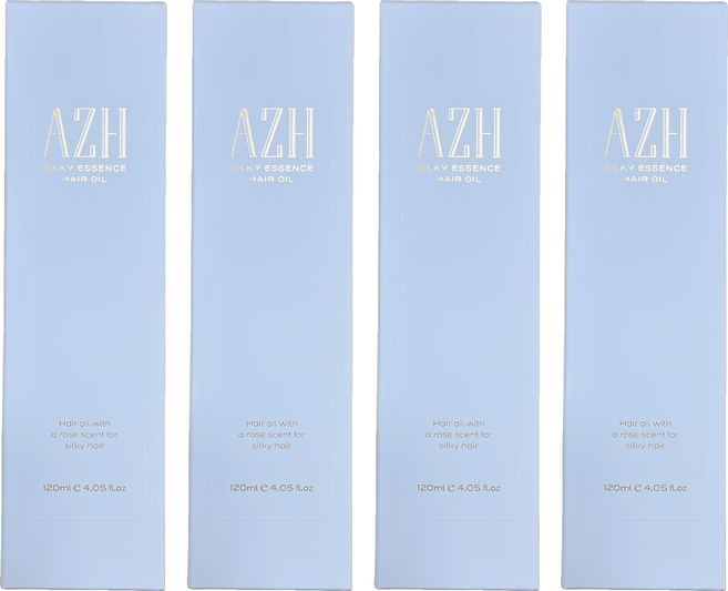 AZH 柔絲亮澤精華護髮油, 4個, 120ml