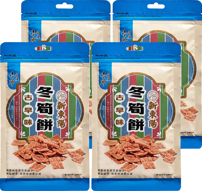 新東陽 古早味冬筍餅, 100g, 4個