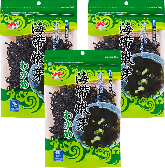 新光洋菜 海帶嫩芽, 130g, 3個