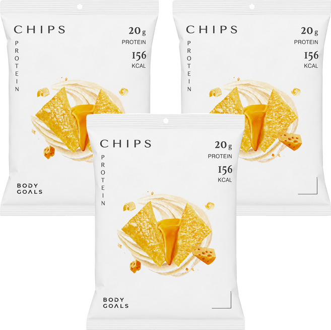BODY GOALS 濃郁香酥高蛋白脆片 奶香起司, 35g, 3個