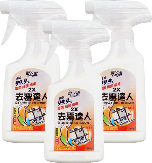 Klean J 可立潔 2X去霉達人, 200g, 3個