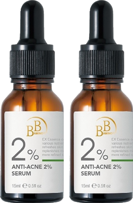 BB AMINO 科研 2%無酸抗荳調理精華, 2個, 15ml