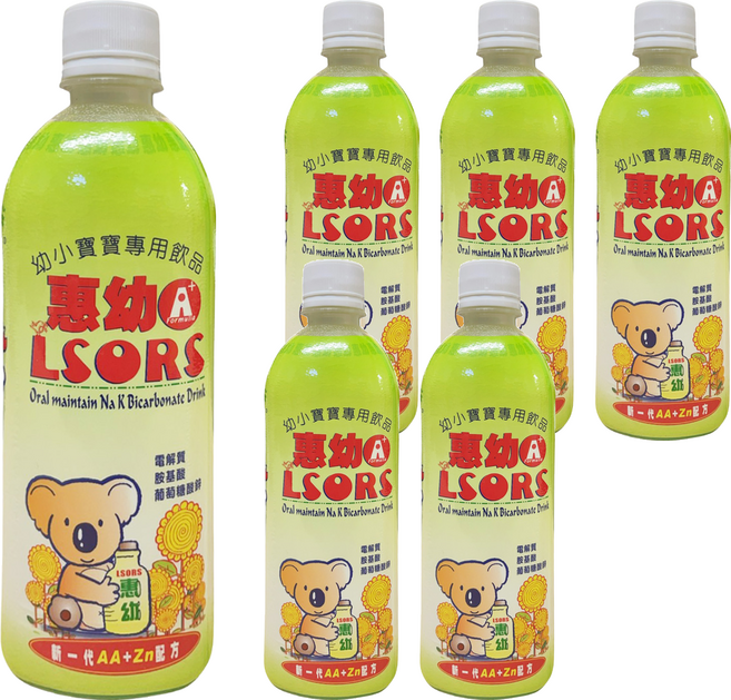 Hwei Yow 惠幼 A+ LSORS電解質 幼小寶寶飲品 蘋果, 6個裝, 430ml