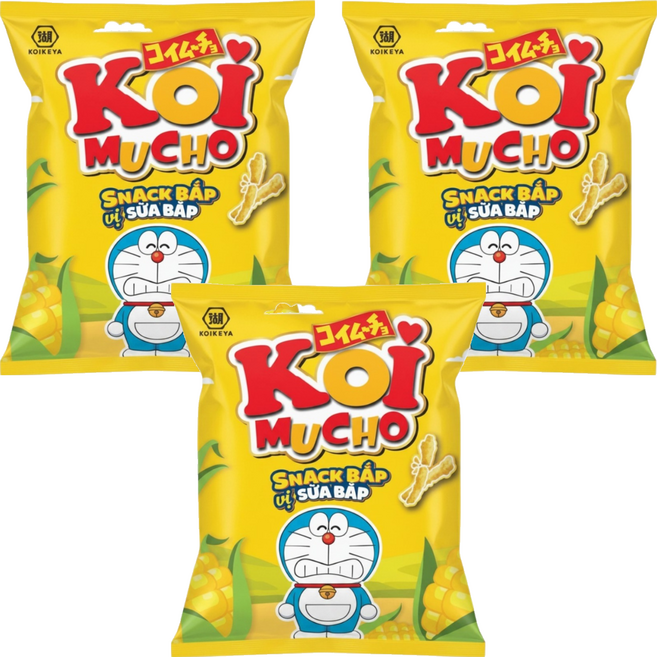 KOIKEYA 湖池屋 玉米牛奶味玉米餅乾, 57g, 3個