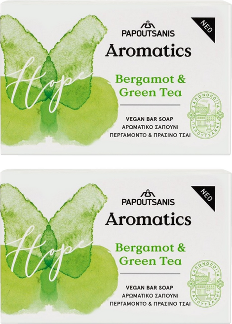 Aromatics 甜檸檬 綠茶保濕沐浴皂, 100g, 2個
