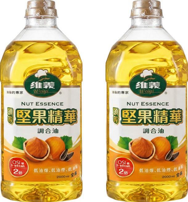 維義 頭等堅果精華調合油, 2個, 2L