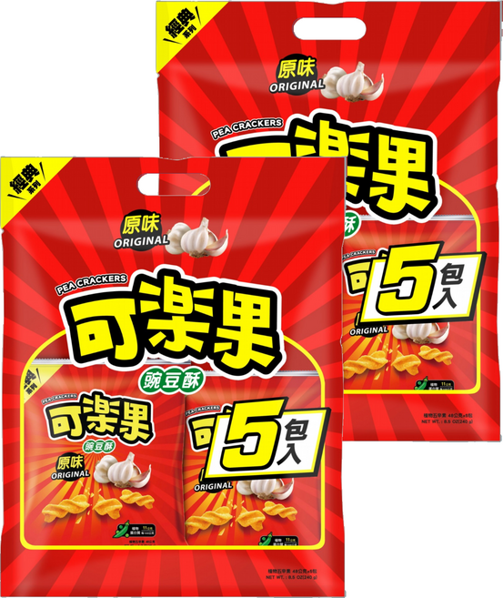 可樂果 原味 量販 5包, 240g, 2袋