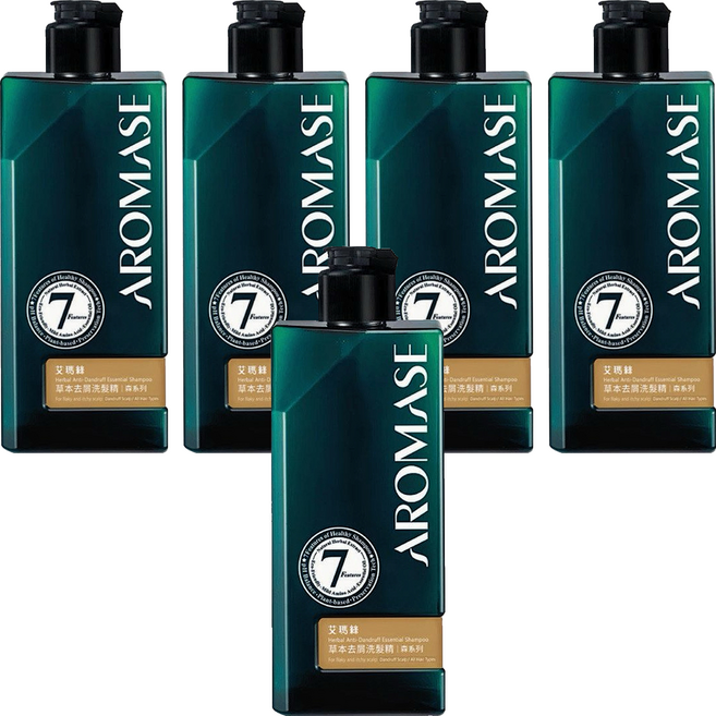 AROMASE 艾瑪絲 森系列 草本去屑洗髮精, 5件, 90ml