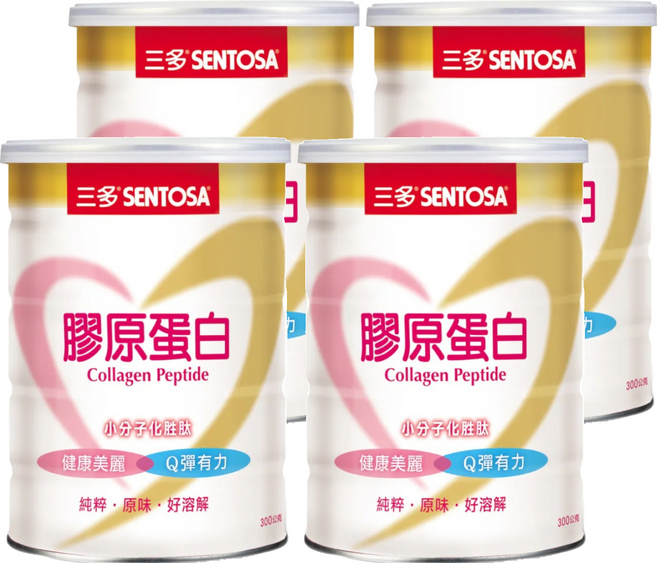 SENTOSA 三多 膠原蛋白, 300g, 4罐