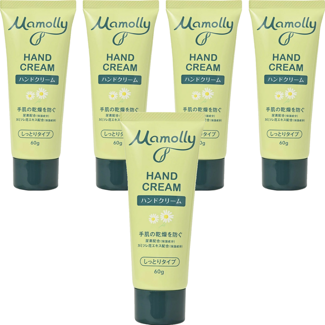 KUMANO 熊野油脂 Mamolly 保濕護手霜, 60g, 5條